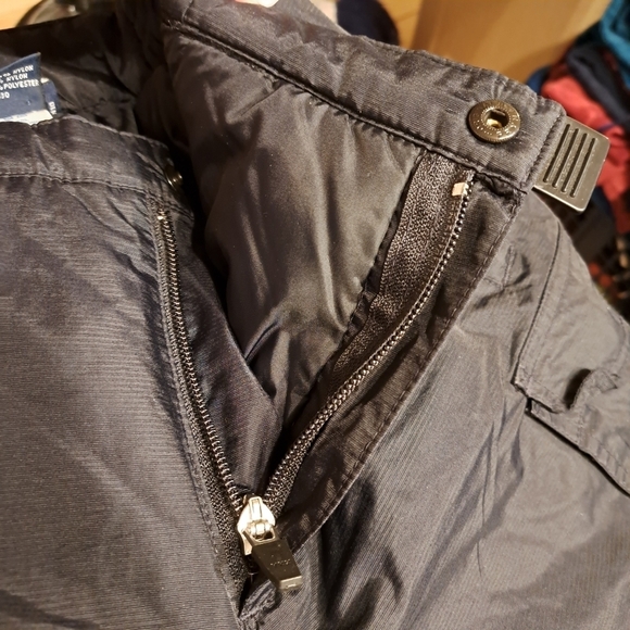 Lands' End boys size 6 black snow pants, warm EUC - Picture 2 of 7